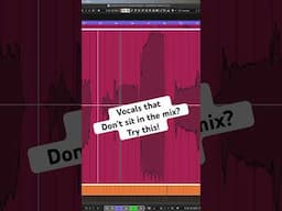 Vocals that *don’t sit* in the mix? Try THIS  #mixingtips #vocalmixing #cubasetips