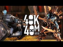 Legends Return! Guard stand against Tyranid Monsters. Warhammer 40k in 40m