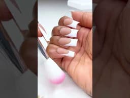 Perfect French Nails in Minutes! 💅 #DIYNails