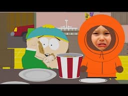 Cartman Steals Kenny's KFC and runs