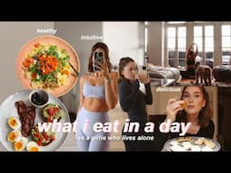 WHAT I EAT IN A DAY: healthy recipes *REALISTIC* (-5kg weightloss)