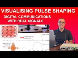 Visualising Pulse Shaping with Real Digital Communications Signals