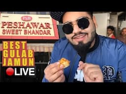 World Best Chole Bhature, Gulab Jamun in Delhi | LIVE | Peshawar Sweet Bhandar