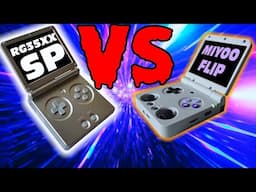 🌟✅Cuál prefieres??? ANBERNIC RG35XX SP VS MIYOO FLIP (La Batalla de las SP)