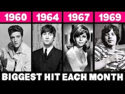 Most Popular Song Each Month in the 60s