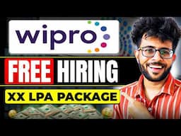 Wipro Free Hiring Announced | Elite & WILP | OFF Campus |  Btech / BCA / BSc 🔥 ✅