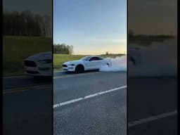 One last burnout before it gets sold 😂😂 #mustang #ford #burnout