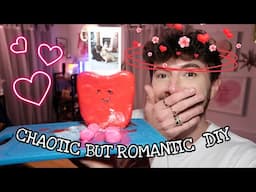 A Chaotic But Romantic DIY (Air Dry Clay Photo Holder) - Vloguary Day 4