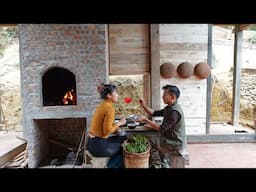 Ana and Jack build a multi-purpose kitchen and enjoy hot pot / Ana bushcraft