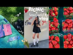 PICNIC & FARMERS MARKET VLOG W/ FERN