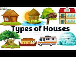 Types of houses| Kutcha house and Pucca house| Different types of houses | Types of houses for kids