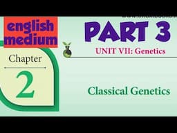 12th bio botany lesson 2| one words (part 3) | quick revision | english medium | classical genetics