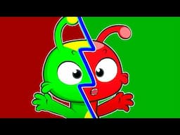 Changes his Color When Eating Colorful Jelly 💛💚💙Groovy Morphs into Red!