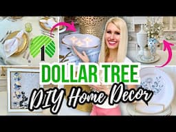 *DOLLAR TREE* HOME DECOR DIYS! HIGH END DECOR PROJECTS & IDEAS For LESS!