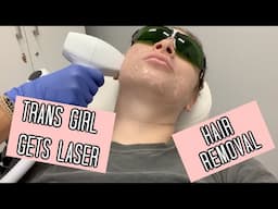 Trans girl gets Laser Hair removal