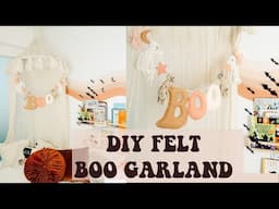 Easy DIY BOO / Halloween Garland