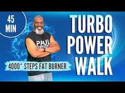 4000 Steps🔥 Turbo Power Walk – Fat-Burning Cardio Zone