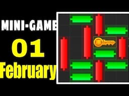 1 February Hamster Kombat Daily Mini-Game Puzzle Solved #hamstercombat #minigame #minipuzzle