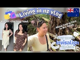 Walk in central park Wellington & Kmart clothing haul 🛍️ Invisalign adult braces 4 month update 🦷