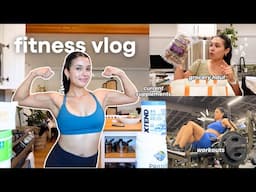 FITNESS VLOG | weekend workouts, healthy meals & my fave supplements!