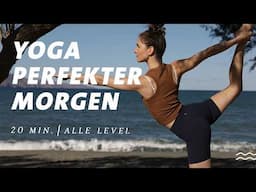 Yoga Morgenroutine für alle Level | Herzöffner & Balance | 20 Min. Perfekter Morgen ☀️🌊