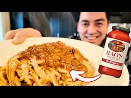 Easiest Meat Sauce Pasta Using Rao’s