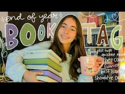 END OF YEAR BOOK TAG 📚✨️ | best & worst, quickest reads, surprises, plot twists, & more