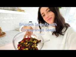 Prepare Brussels Sprouts with Pomegranate Seeds | Nourishing Recipes