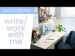 LIVE Writing Sprints! Come write/work with me :)