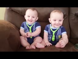 The FUNNIEST and CUTEST Video You'll See Today! - TWIN BABIES Adorable Moments