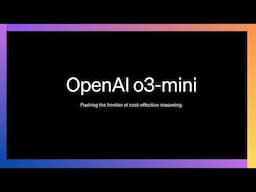 OpenAI O3 Mini: Faster, Smarter, But Is It Better?