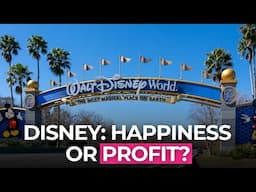 Disney: The Happiest Place on Earth, or The Most Profitable Place on Earth?