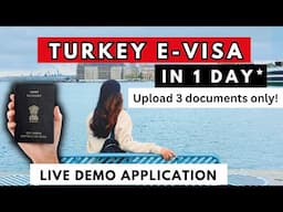 How to Apply for Turkey e-Visa Online | Live Step-by-Step Demo for Indian Passport Holders (2025)