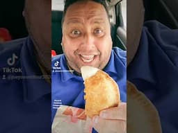 Food Review: TACO BELL'S NEW CHEESY CHICKEN CRISPANADA! 🤪🙂#shorts #food #viral