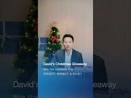 🎅 Christmas Giveaway from ECOVACS CEO David Qian! 🎁