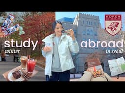 FIRST WEEK IN KOREA UNIVERSITY | winter study abroad in seoul, dorm tour & classes