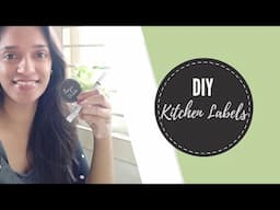 DIY Kitchen Labels | Smart Kitchen Labels | Small Indian Kitchen Labels | Organizing Indian Kitchen