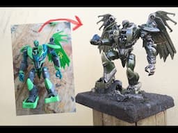 Turning Broken Transformers into an Awesome Statue