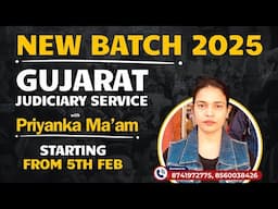 Gujarat Judiciary Special - New Batch Gujarati Language For GJS