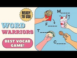 New: Word Warriors! BEST Vocabulary Warm up Game (beginners) NO-PREP