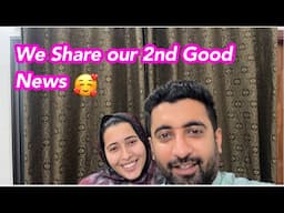 Sharing our 2nd Good news || Alishba Amir daily vlog