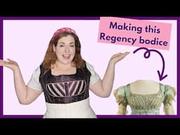 Just Add Piping! // Making a Regency Bodice + Piping Tutorial