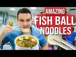 HONG KONG FOOD | Where to find some of THE BEST FISH BALL NOODLES in Hong Kong!