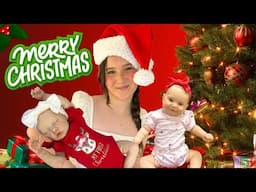 MY REBORN CHRISTMAS ROUTINE WITH A TODDLER AND NEWBORN