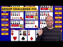 Video Poker Group Challenge: Ten Play Draw Poker