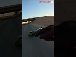 That’s why you never open throttle and lean at the same time!