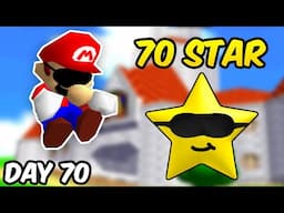 BLINDFOLDED SM64 - 70 Star for World Record (Day 70)! FULLTIME STREAM!