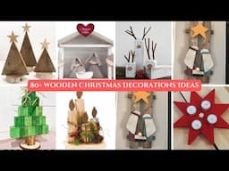 100+ Wooden Christmas Deco Ideas / easy last minute decorations