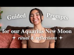 Aquarius New Moon Guided Journaling Prompts 🌻 February 09 with Jocelyn