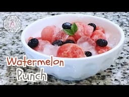 Korean Style Watermelon Punch  (수박 화채, SuBak WhaChae) | Aeri's Kitchen